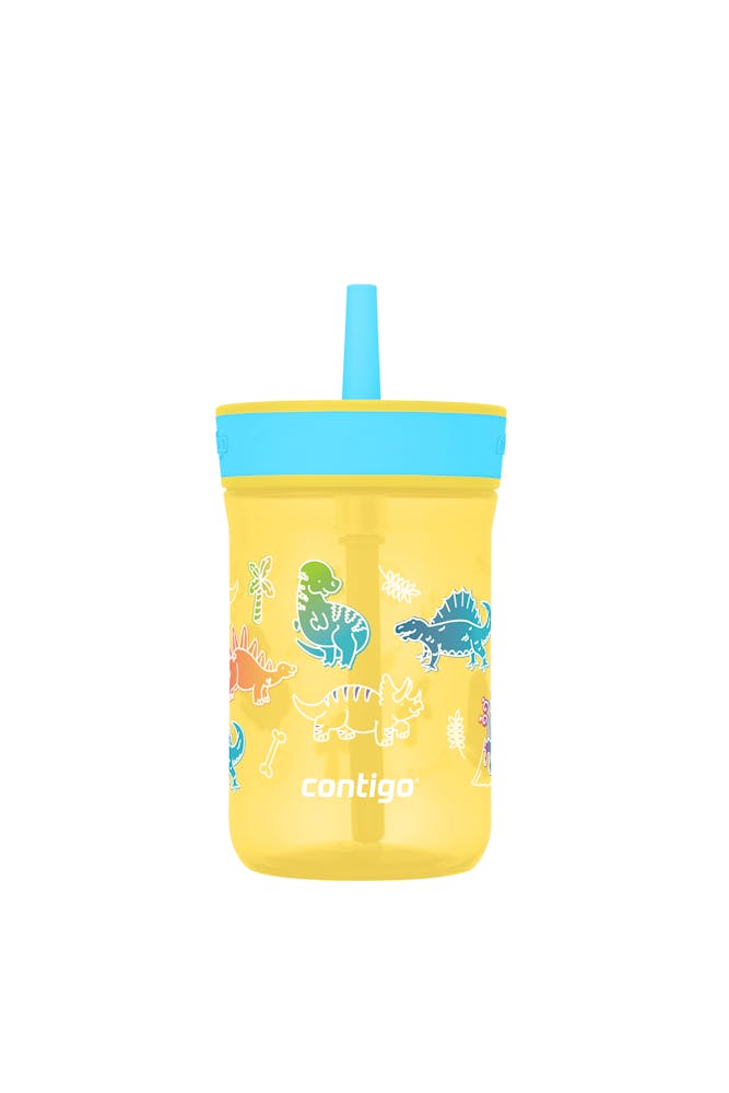 Kids’ Leighton Straw Tumbler with Spill-Proof Leak-Proof Lid, 14oz Y8