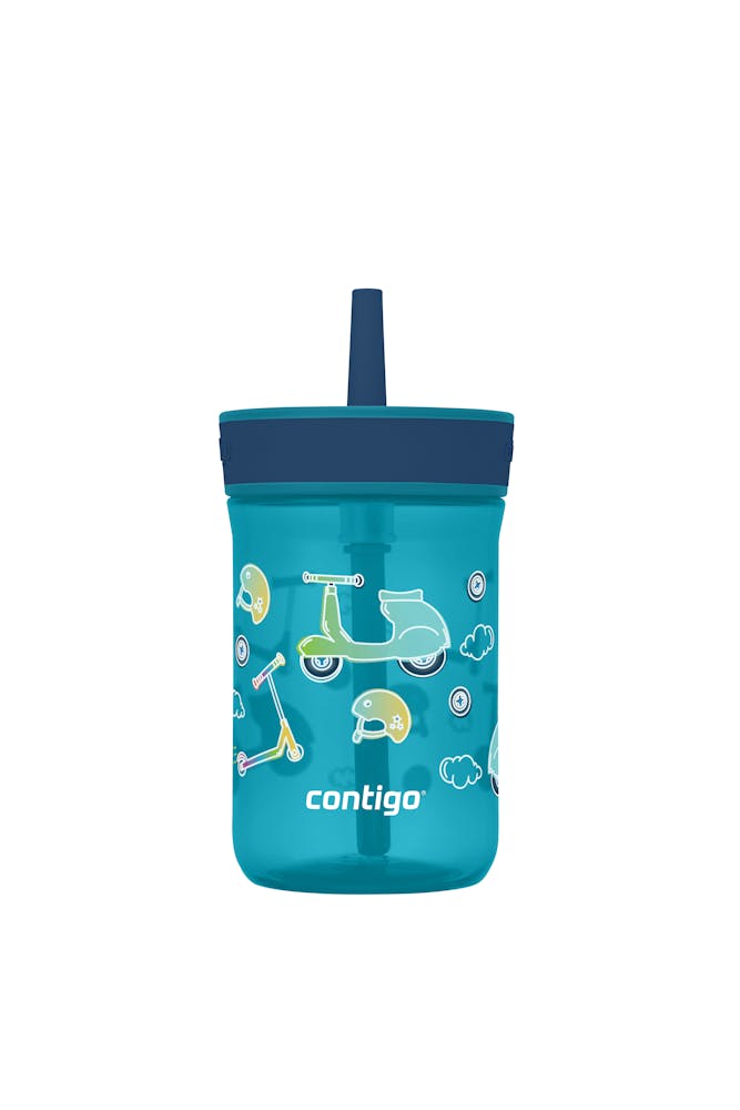 Kids’ Leighton Straw Tumbler with Spill-Proof Leak-Proof Lid, 14oz Y8