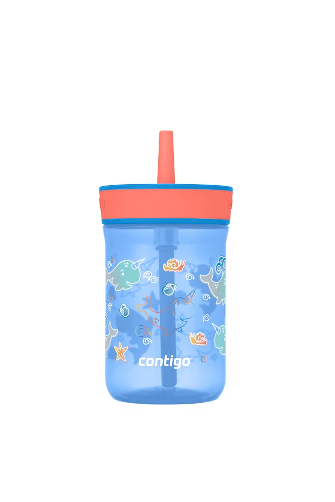 Kids’ Leighton Straw Tumbler with Spill-Proof Leak-Proof Lid, 14oz Y8