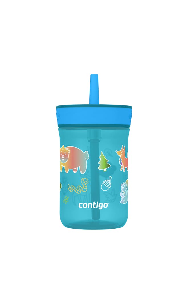 Kids’ Leighton Straw Tumbler with Spill-Proof Leak-Proof Lid, 14oz Y8